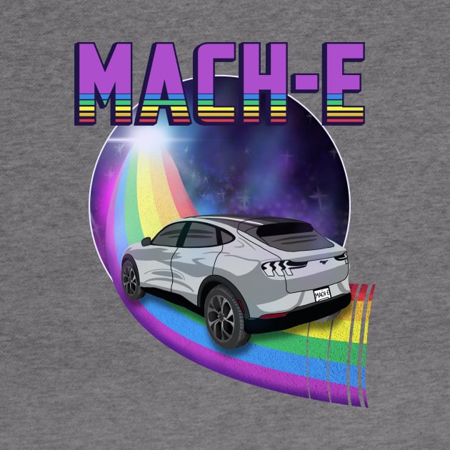 Mach-E Rides the Rainbow Galaxy in Iconic Silver by zealology